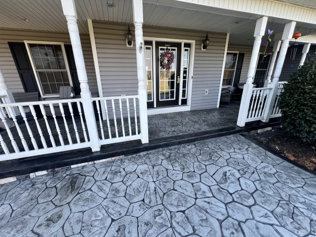 Stamped concrete in Roanoke, VA